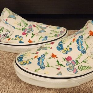 Vans Floral Slip-On Sneakers